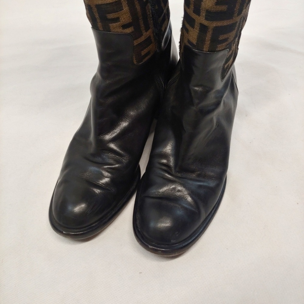 Fendi Boots Zucca Print Size 6 *Condition Issues** - Picture 8 of 8